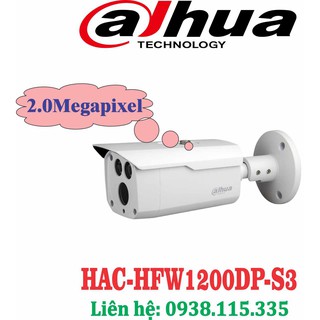 Camera hdcvi/hdtvi/ahd/analog hồng ngoại 2.0 megapixel dahua hac-hfw1200dp-s3