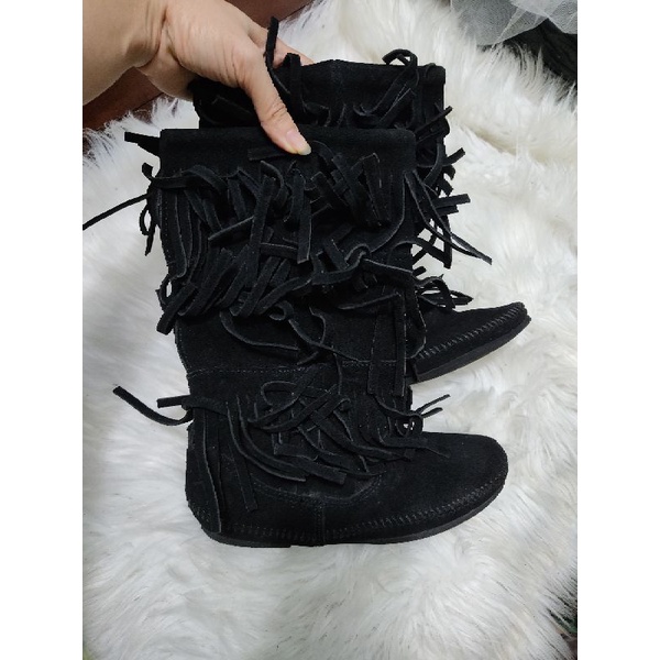 Bốt da lộn size 36