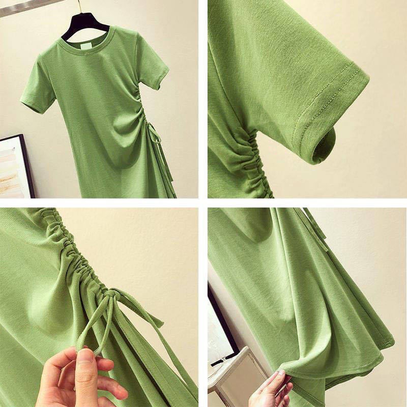 Đầm Thun Tay Ngắn Thời Trang Dành Cho Nữ | BigBuy360 - bigbuy360.vn