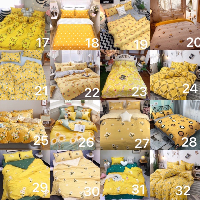 [200 Mẫu]Trọn Bộ 4 món vỏ Chăn Ga Gối Cotton Poly Nhập khẩu Mềm mịn Siêu Hót 2019 (Nhắn tin chọn mẫu) | BigBuy360 - bigbuy360.vn