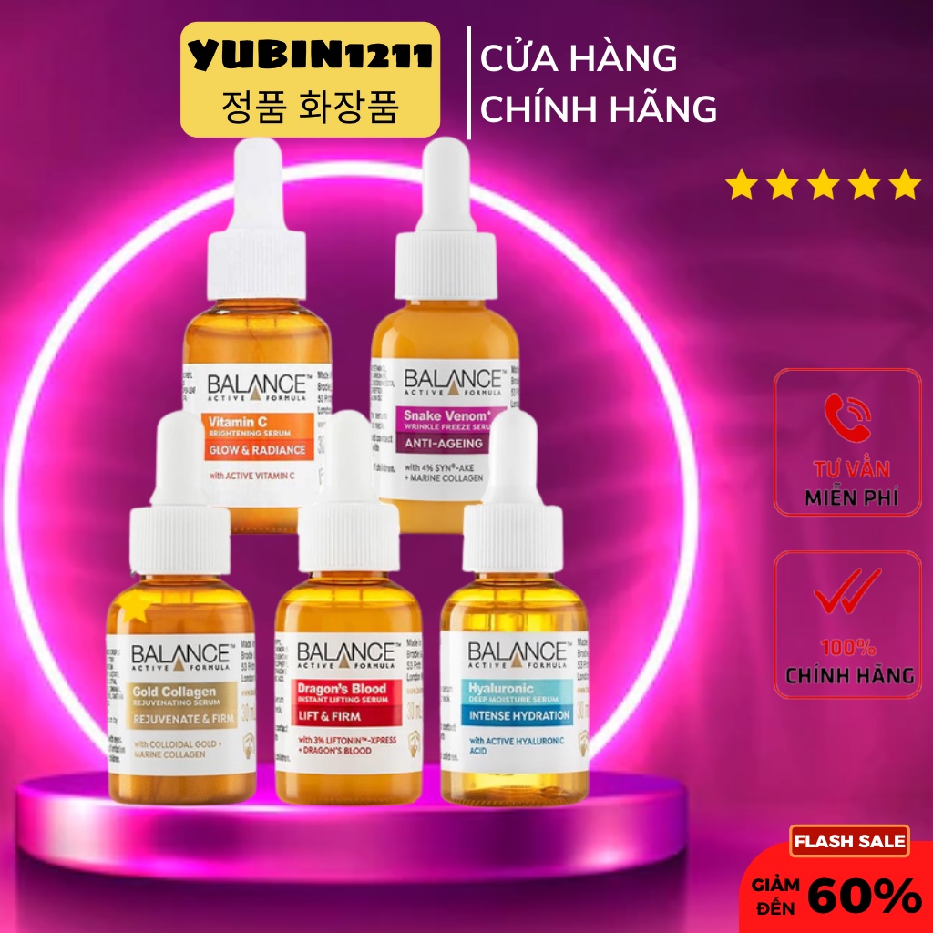 Tinh Chất Dưỡng Trắng Da Balance Active Formula Vitamin C Brightening Serum 30ml