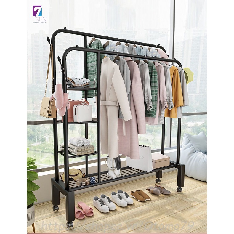 Giá Treo Quần Áo Cao Cấp G65, Kệ Để Quần Áo Giày Dép