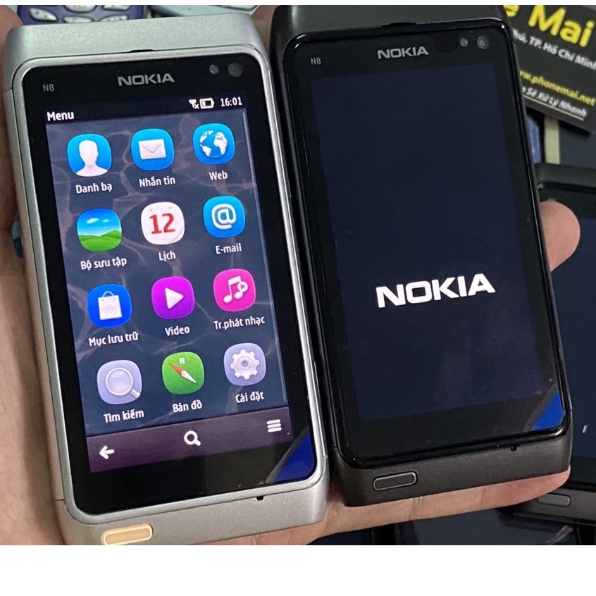 Điện Thoại Nokia N8 Cảm Ứng Bộ Nhớ 16G WiFi 3G Chính Hãng Loa To, Sóng Khẻo - Bảo Hành 6 Tháng