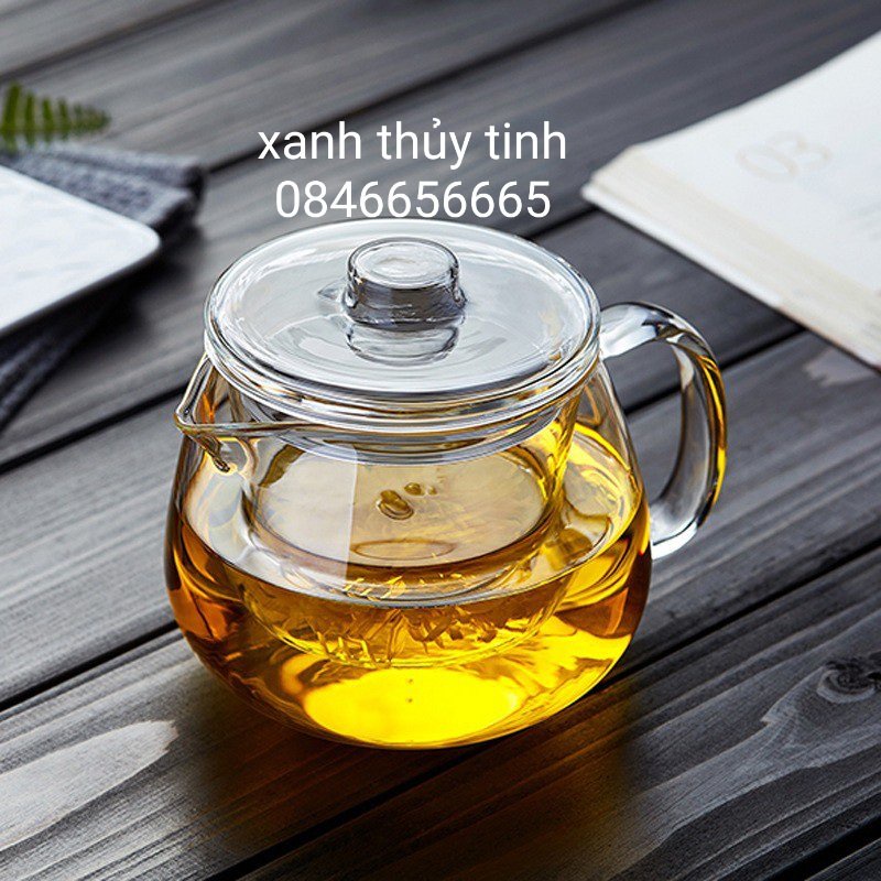 Ấm pha trà có lõi lọc bằng thuỷ tinh 500ml