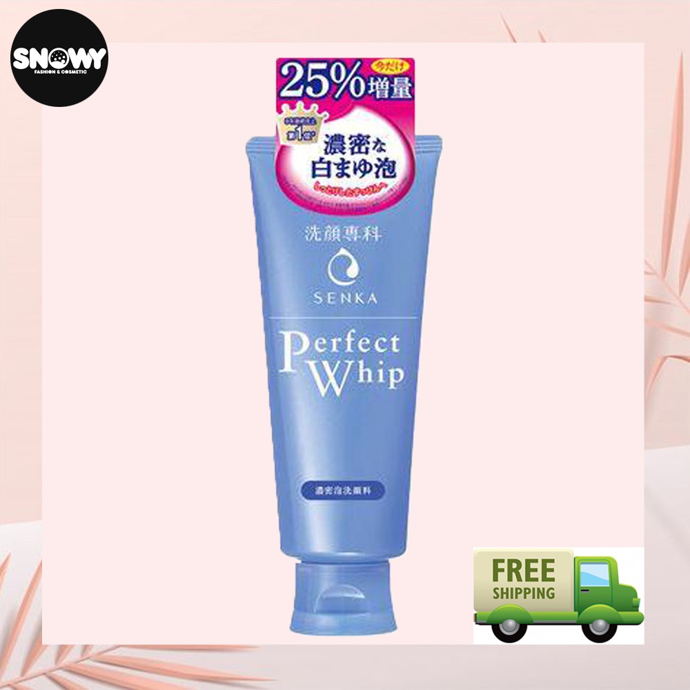 (NK Chính hãng) Sữa Rửa Mặt Tạo Bọt Chiết Xuất Tơ Tằm Trắng Senka Perfect Whip