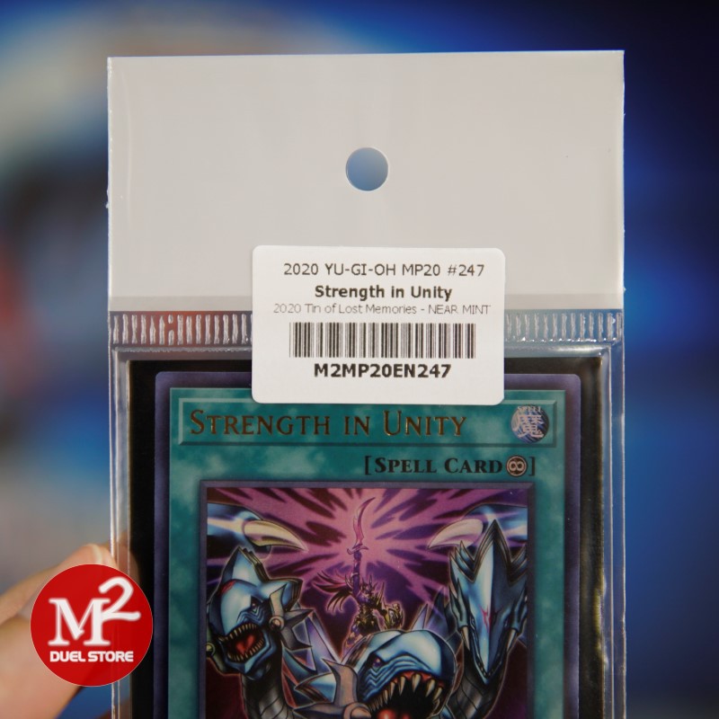 Lá bài Yugioh MP20-EN247 - Strength in Unity - Ultra Rare - Đóng gói theo tiêu chuẩn M2SCCQ-Lite