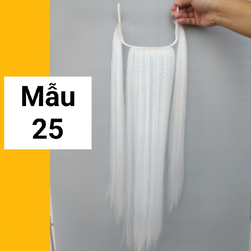 Râu giả hoá trang thần tài, râu Quan Công Quan Vân Trường phù hợp diễn sân khấu, hát tuồng, cải lương