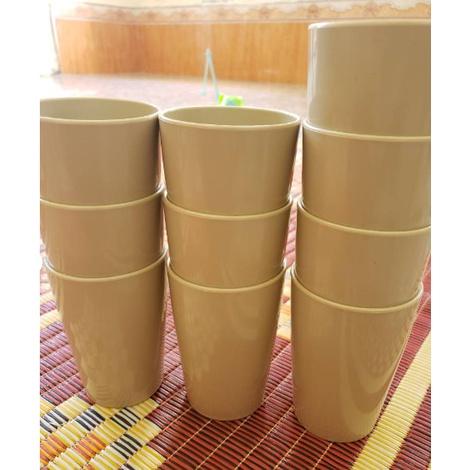 [ KHO SỈ ] Cốc Nhựa Phíp Thương Hiệu SONG LONG PLASTIC 8,9,10 (3 màu xanh, đen, kem)