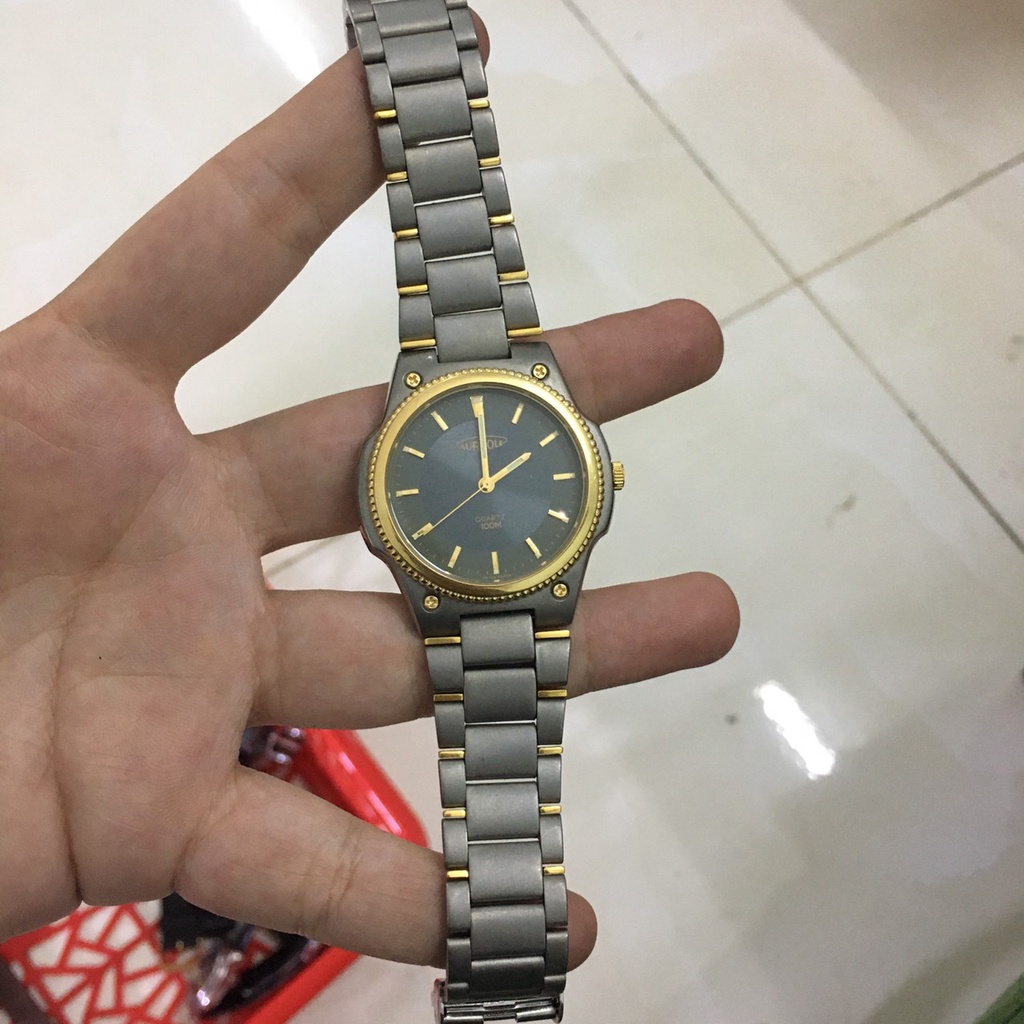 Đồng hồ nam AUREOLE thương hiệu QUARTZ hàng si Nhật chính hãng