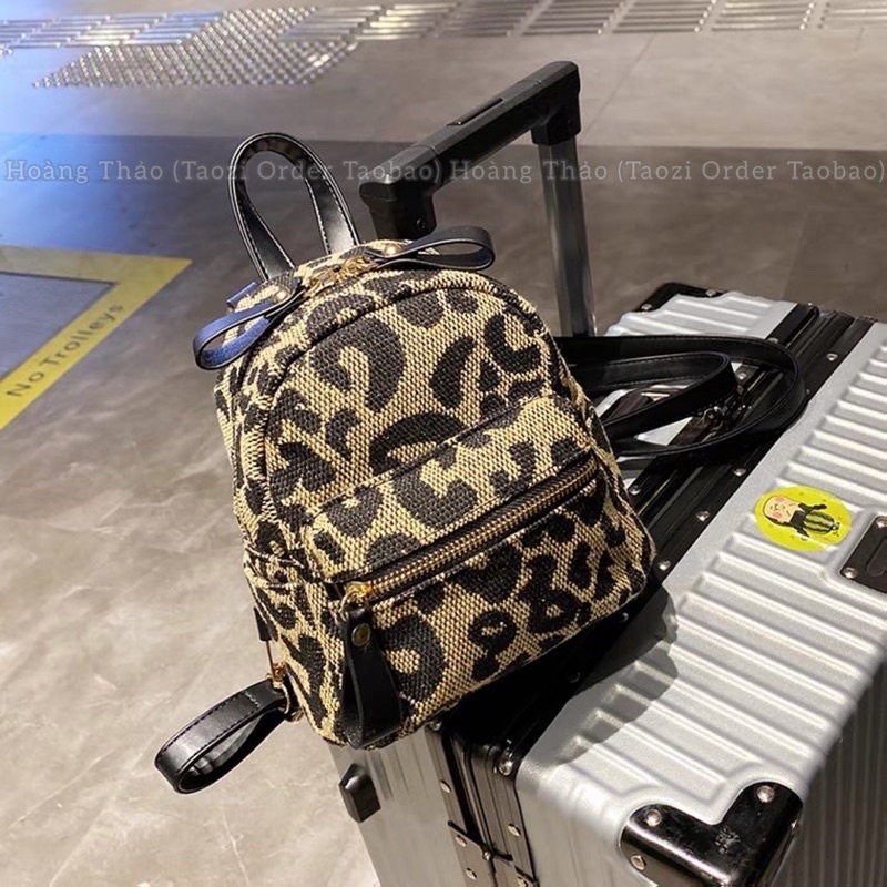 Balo mini thời trang chất liệu da dạ Lolichang_store phong cách Hàn Quốc