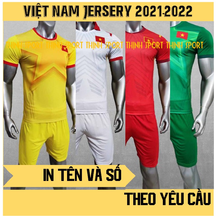 Áo đá banh tuyển Việt Nam, Áo bóng đá tuyển Việt Nam đủ màu