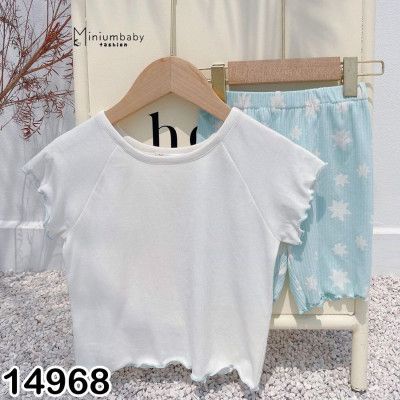 SET LỬNG HOA/CARO MINIUM ĐÁNG YÊU CHO BÉ GÁI 9-19KG - BIGBABYSHOP