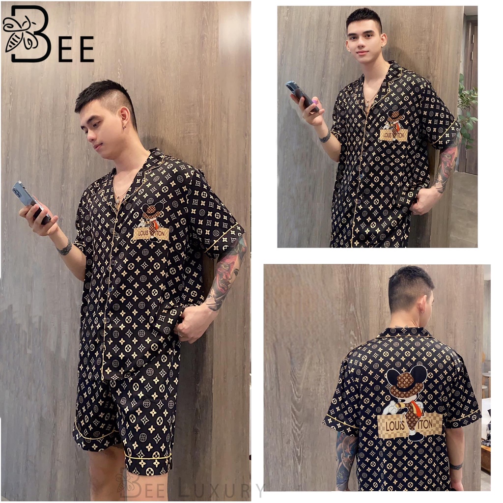 Bộ đồ ngủ Pijama lụa Tô Châu mát mịn, họa tiết hot trend