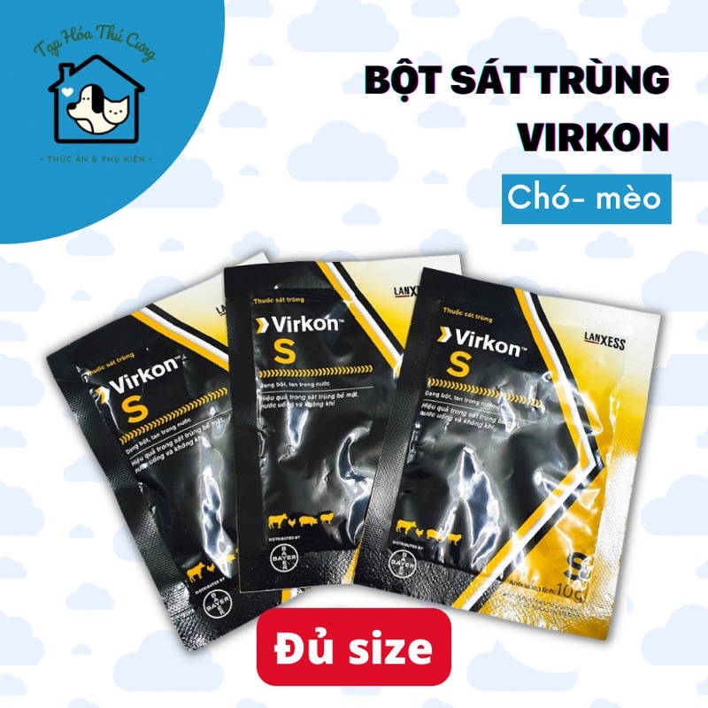 Virkon S bột sát trùng chuồng trại vật nuôi