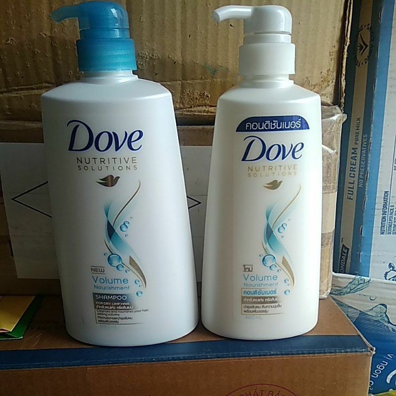 combo dầu gội Dove + xả Dove