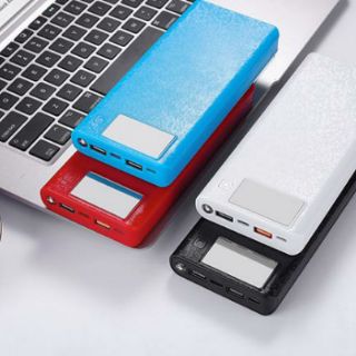 Box sạc nhanh QC 3.0 8 cell 18650 đỏ