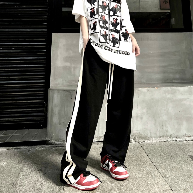 Quần Dài Nữ Kẻ Sọc Thời Trang Hàn Quốc