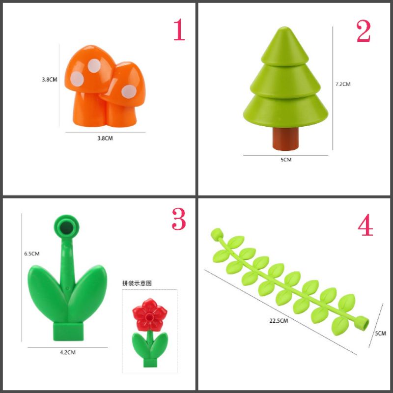 Chi tiết cây xanh tương thích duplo