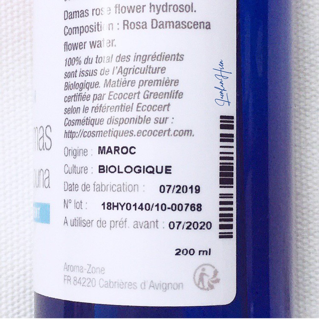 TONER AROMA ZONE CHIẾT XUẤT HOA HỒNG DAMAS HỮU CƠ ❤ AROMA ZONE PUR ROSE DE DAMAS | BigBuy360 - bigbuy360.vn