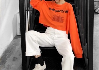 Áo croptop salf