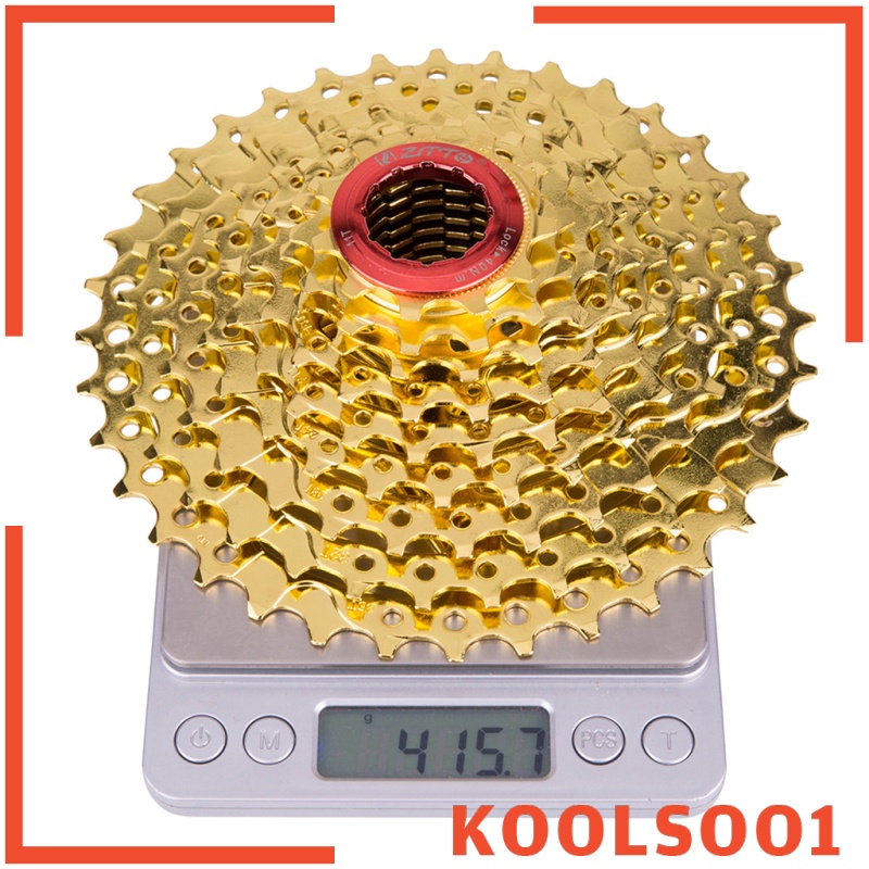 Koolsoo1 Bánh Đà Xe Đạp 9 Tốc Độ 11-36t Màu Vàng