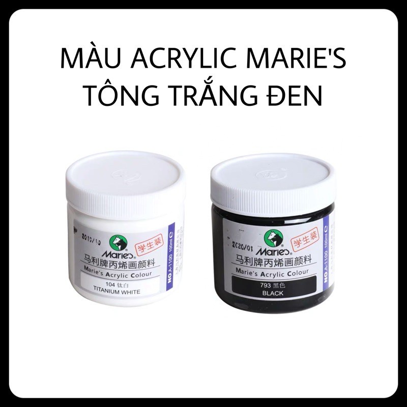 Màu Acrylic Marie's 100ml /300ml