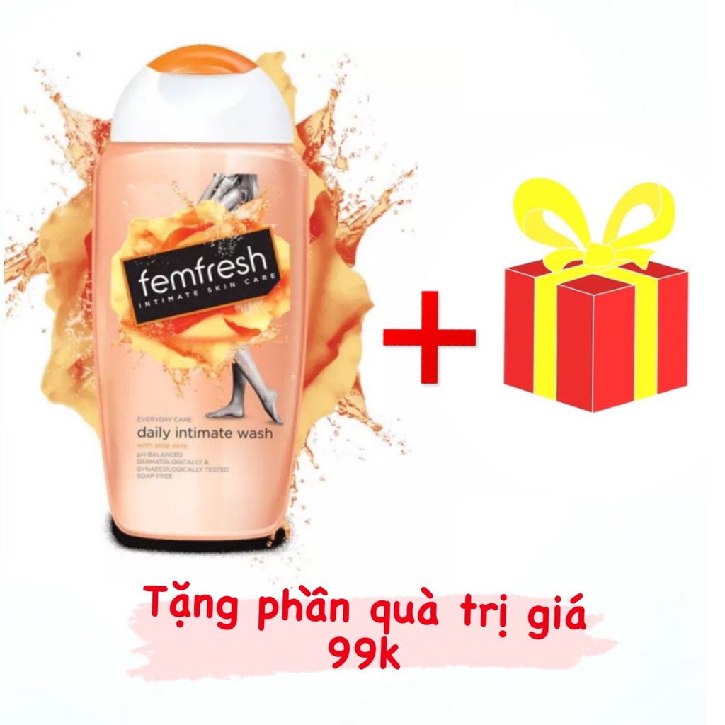 Dung dịch vệ sinh Femfresh Daily Intimate Wash 250ml Dang Gel Tặng kèm phần quá trị giá 99k