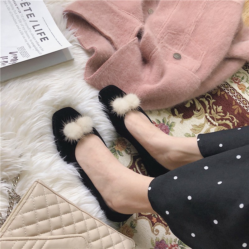 Giày búp bê nhựa bông