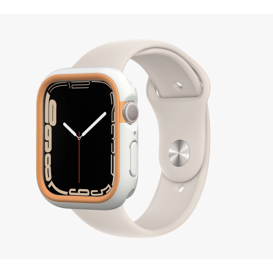 Ốp viền Rhinoshield CrashGuard NX iWacth màu trắng mix Series 4/5/6/7/SE size 38/40/41mm 42/44/45mm