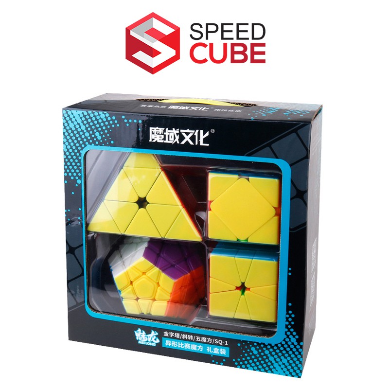 Combo Rubik Biến Thể Pyramix/SQ1/Skewb/Megaminx MoYu MeiLong, Rubik Moyu Chính Hãng - Shop Speed Cube