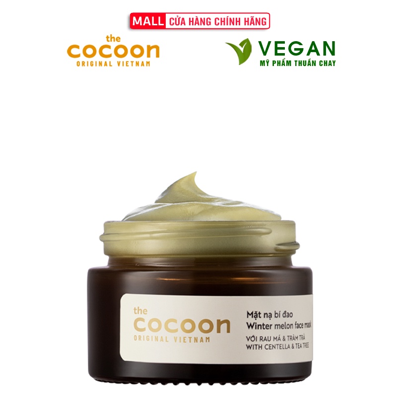 Mặt nạ bí đao the cocoon 30ml da dầu và mụn ẩn