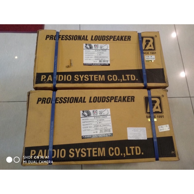 LOA RỜI PAUDIO 5 TẤC EM18-LB600 - Hàng Chính Hãng