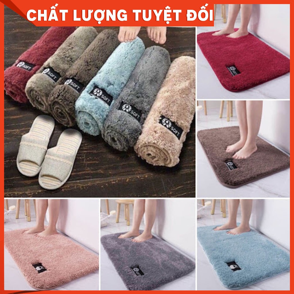 Thảm Chùi Chân Phòng Khách Cao Cấp SOFT KT 80*50