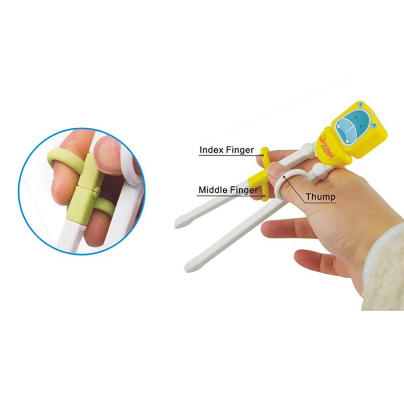 Đũa tập ăn hình hoạt họa cho bé