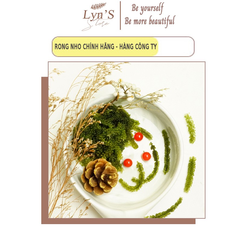 Rong nho 📛 𝑭𝑹𝑬𝑬𝑺𝑯𝑰𝑷 📛 nho biển, giá rong nho thương hiệu Green Food Túi Zipper 100g | BigBuy360 - bigbuy360.vn