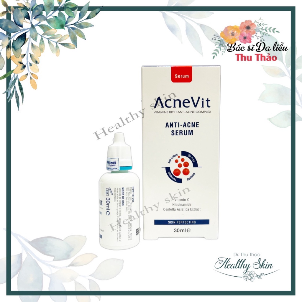 Tinh chất dưỡng sáng, ngừa mụn AcneVit Anti-Acne Serum