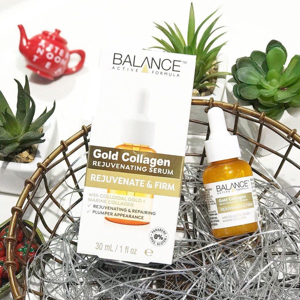 Tinh Chất Phục Hồi, Bổ Sung Collagen Balance Gold Collagen Rejuvenating Serum 30ml