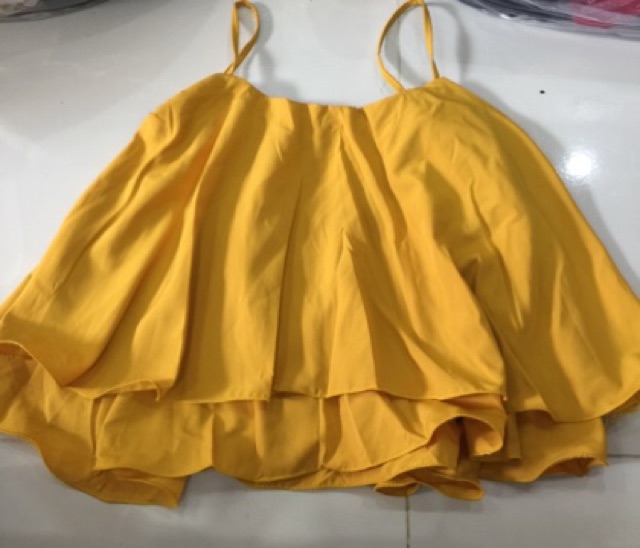 Áo hai dây voan bèo đẹp nhiều màu | BigBuy360 - bigbuy360.vn