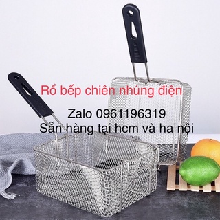 Rổ chiên của bếp chiên nhúng điện