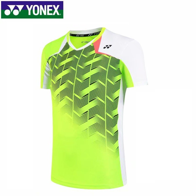 Yonex Badminton Quick-drying Outdoor Breathable Men's Sports Ladies Outdoor Breathable Short Sleeves(Only Shirts)