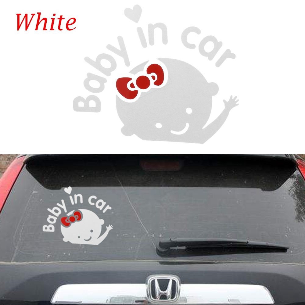 Decal dán &quot; Baby in Car &quot; làm từ nhựa vinyl cho xe hơi