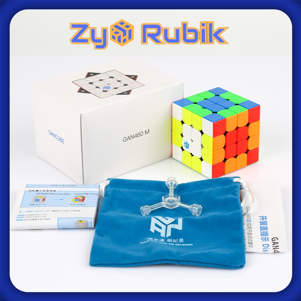 Rubik Gan 460 M Rubik 4x4 Nam Châm Dòng Cao Cấp Flagship Rubic 4 - ZyO Rubik