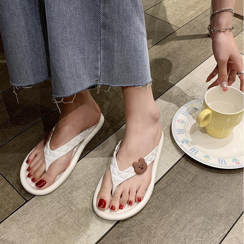 JY209 - Dép xỏ ngón gấu mềm đáng yêu