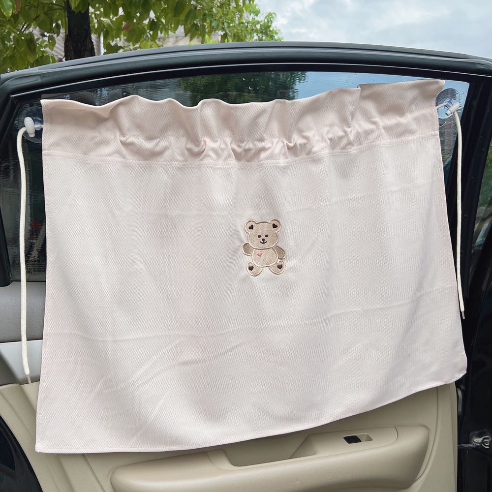 Rèm Che Nắng Cho Bé Có Giác Hút in Họa Tiết Hoạt Hình Dễ Thương