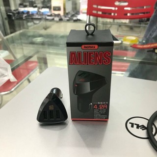 Cốc / củ sạc xe hơi remax aliens 3 cổng