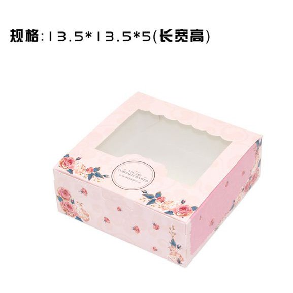 Set 20 hộp hoa nắp mica