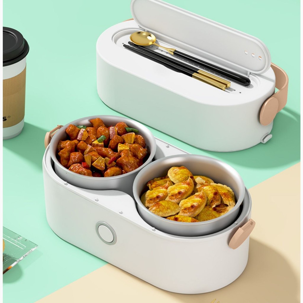 [MẪU 2021 MỚI NHẤT] Hộp cơm hâm nóng – Hộp cơm Cắm Điện, Giữ Nhiệt tốt - 2 tầng 4 bát - Văn Phòng hâm 5 phút tiện lợi | BigBuy360 - bigbuy360.vn
