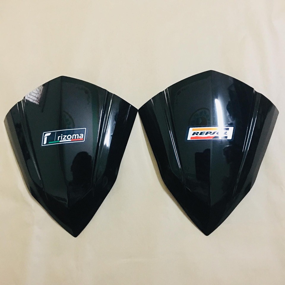 Mào winner X kiểu mẫu dán đen bóng