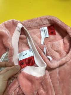 Bộ nỉ lông mềm bé gái