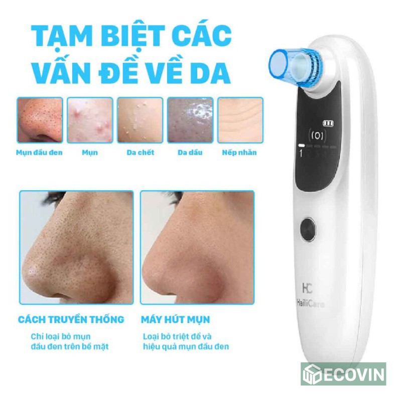 Máy Hút Mụn Cám, Mụn Đầu Đen, Mụn Trứng Cá, Bã Nhờn Haili Care💝FREESHIP💝 | BigBuy360 - bigbuy360.vn